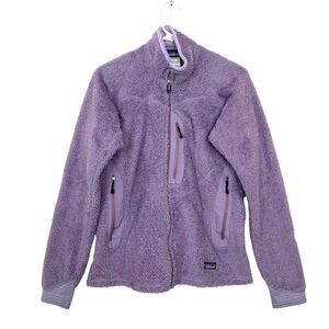 Patagonia Women's R2 Fleece Jacket Purple Size Medium